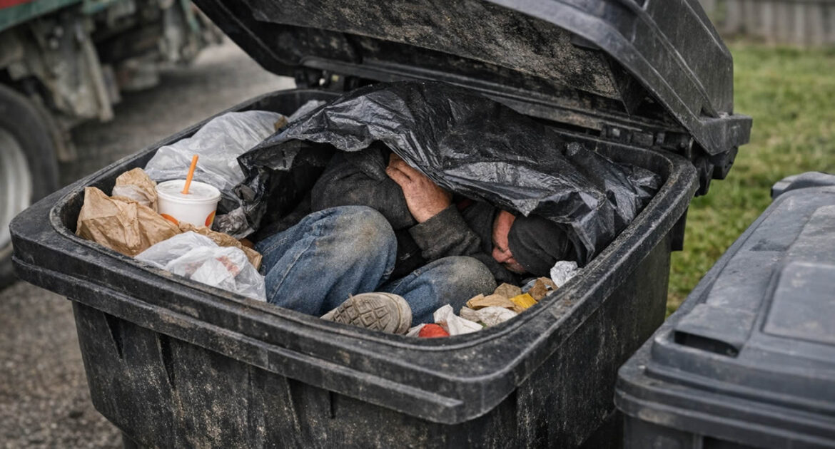 Un fugitif retrouvé… dans une poubelle : l’éboueur déjoue sa cavale