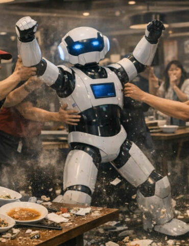 Un robot serveur devient incontrôlable et sème la pagaille dans un restaurant