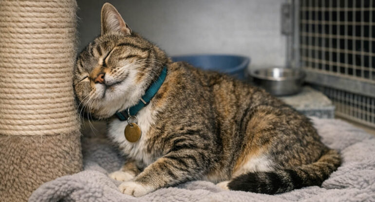 Une chatte disparue depuis 12 ans retrouve son maître à 300 km