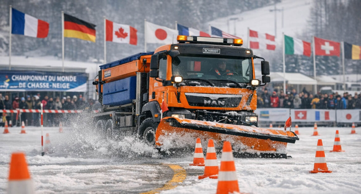 Mondial de chasse-neige : quand les engins deviennent sportifs