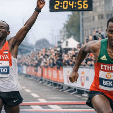 le coureur qui perd la victoire… pour avoir célébré trop tôt