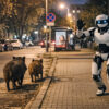 Varsovie : le robot‑influenceur qui s’est mis à poursuivre des sangliers