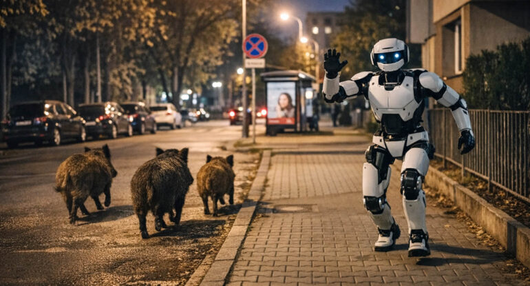le robot‑influenceur qui s’est mis à poursuivre des sangliers