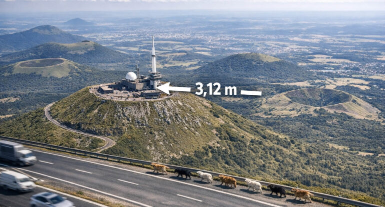 le volcan qui a bougé de trois mètres affole la France