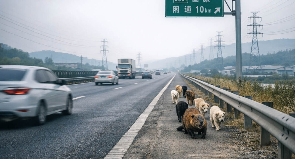 l’odyssée incroyable de sept chiens qui parcourent 17 km pour retrouver leurs maîtres