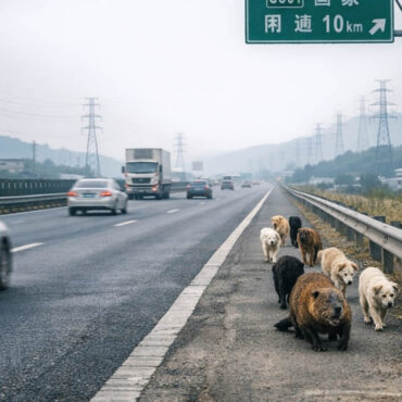 l’odyssée incroyable de sept chiens qui parcourent 17 km pour retrouver leurs maîtres
