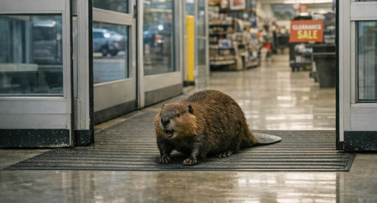 un castor fait irruption dans un magasin de bricolage à Ottawa