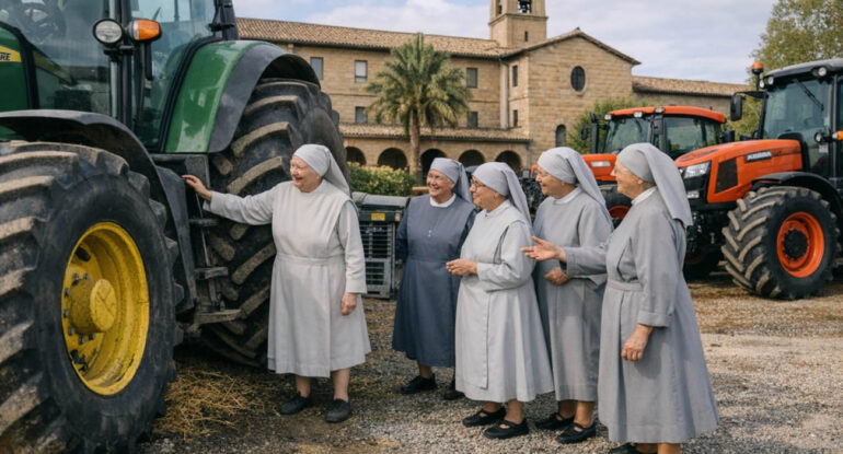 un entrepreneur lègue son entreprise de tracteurs, évaluée à 14 millions d’euros, aux Petites Sœurs des Pauvres