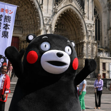 Amiens accueille Kumamon, la mascotte la plus suivie du Japon