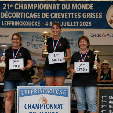 Championnes du monde de décorticage de crevettes
