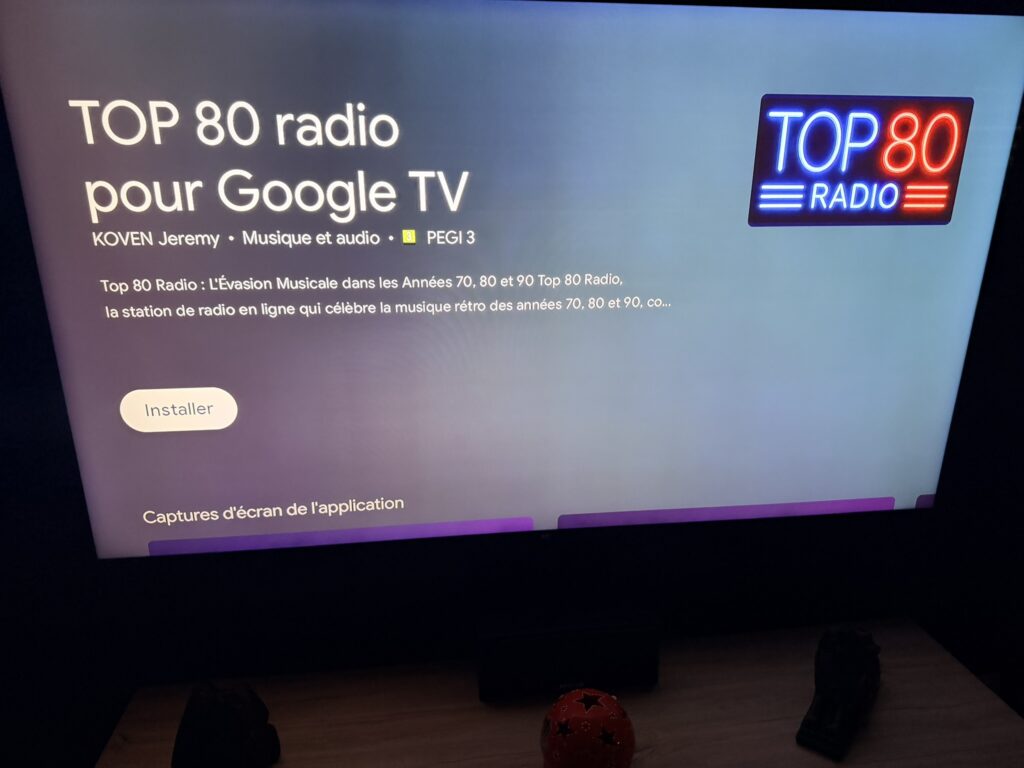 TOP 80 radio sur Google TV