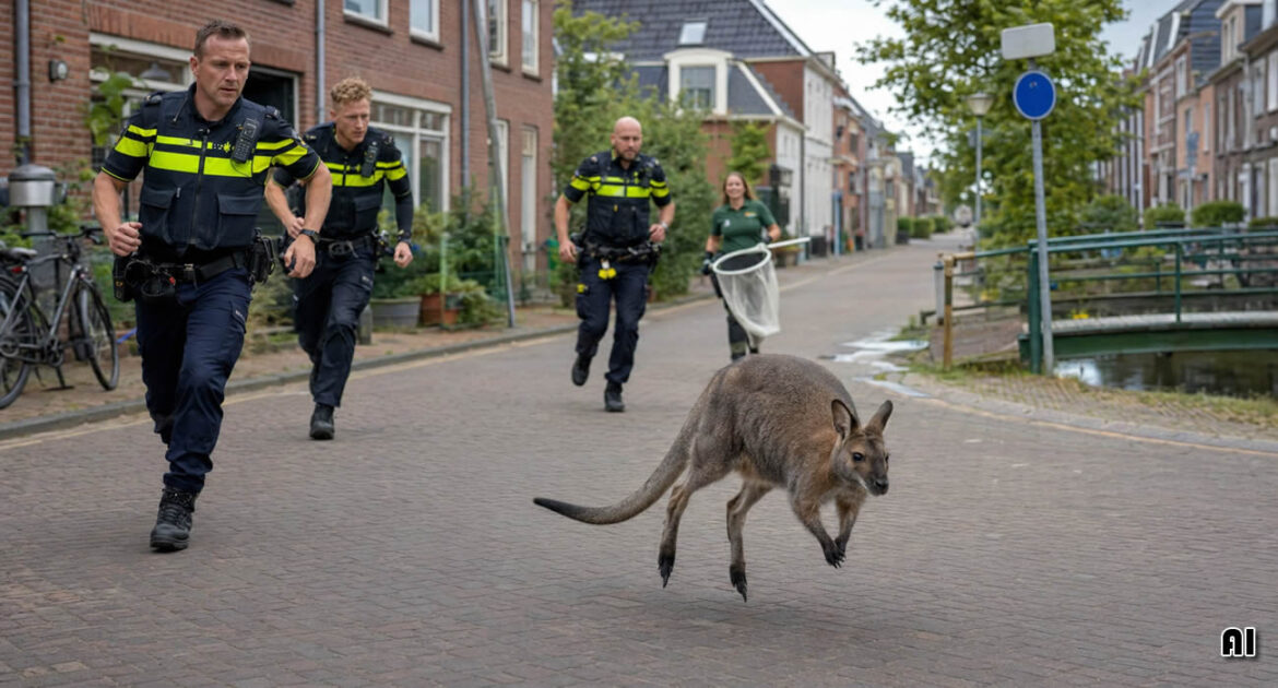 Un wallaby échappé entraîne la police dans une course-poursuite aux Pays-Bas