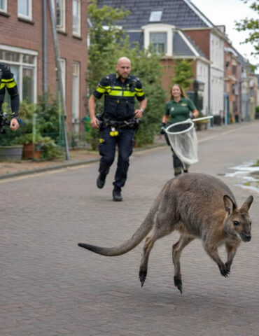 Un wallaby échappé entraîne la police dans une course-poursuite aux Pays-Bas